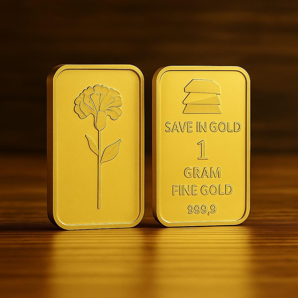 1 Gram Gold Bar
