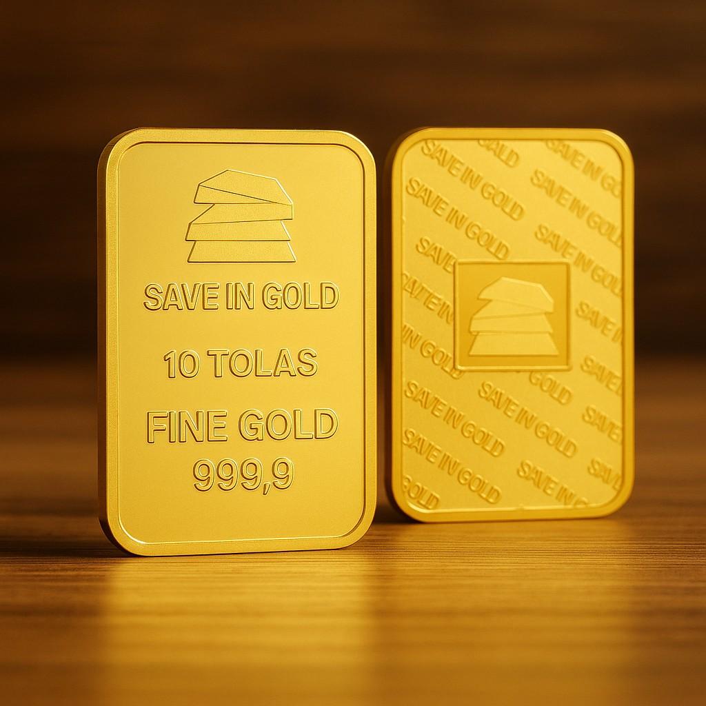10 Tolas Gold Bar