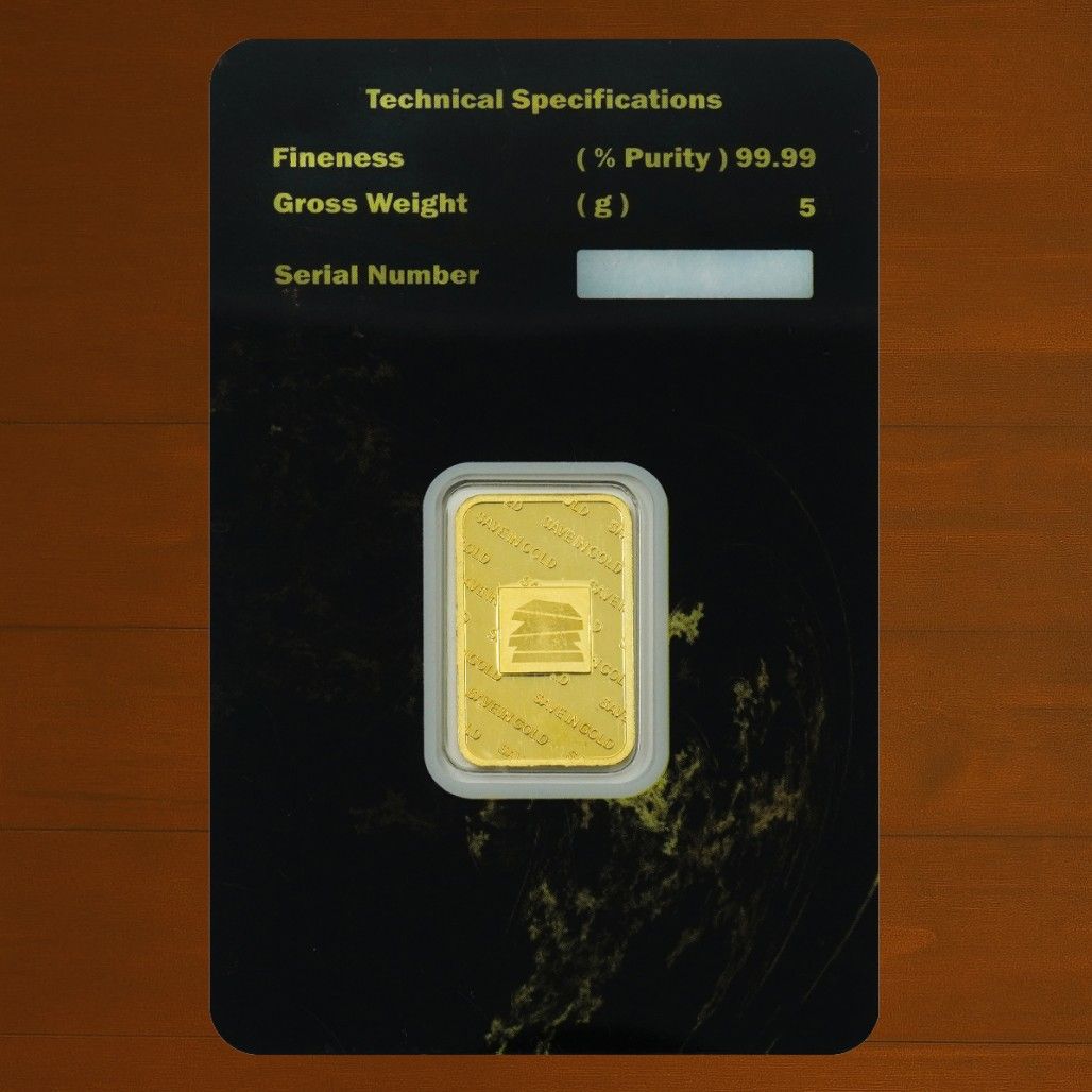 5 Grams Gold Bar (Save in Gold)