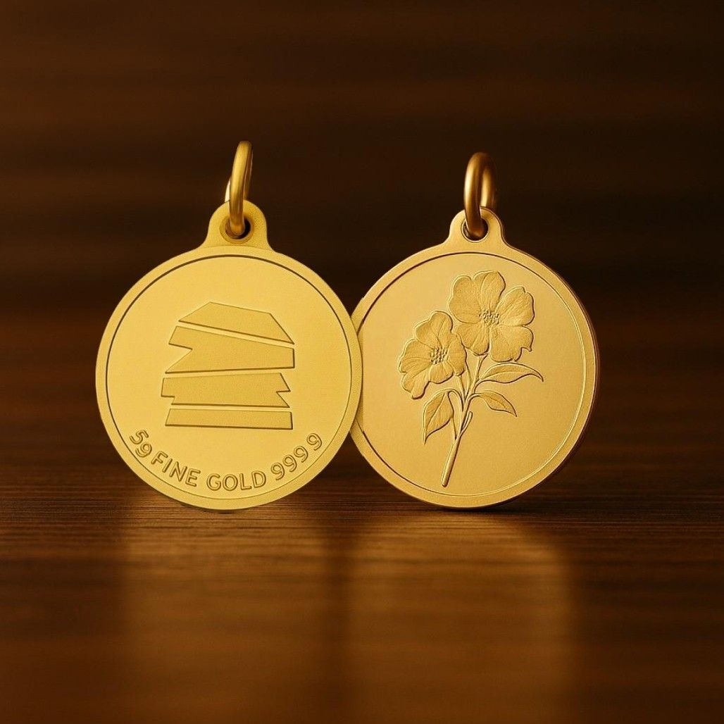 قلادة زهرة أنيقة 5 جرام