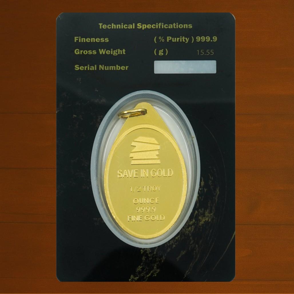 قلادة زهرة أنيقة وزن 1/2 تروي