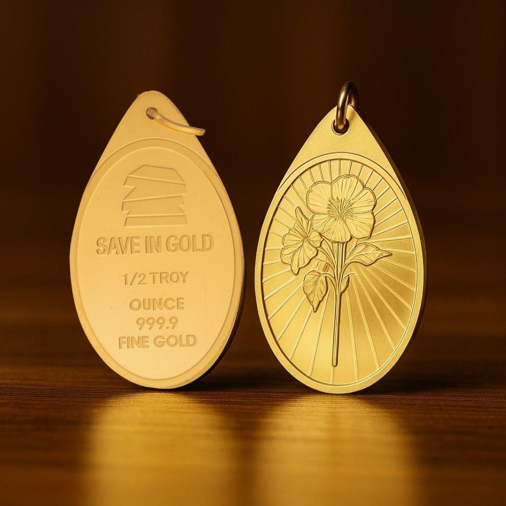 1/2 Troy Elegant Flower Pendant