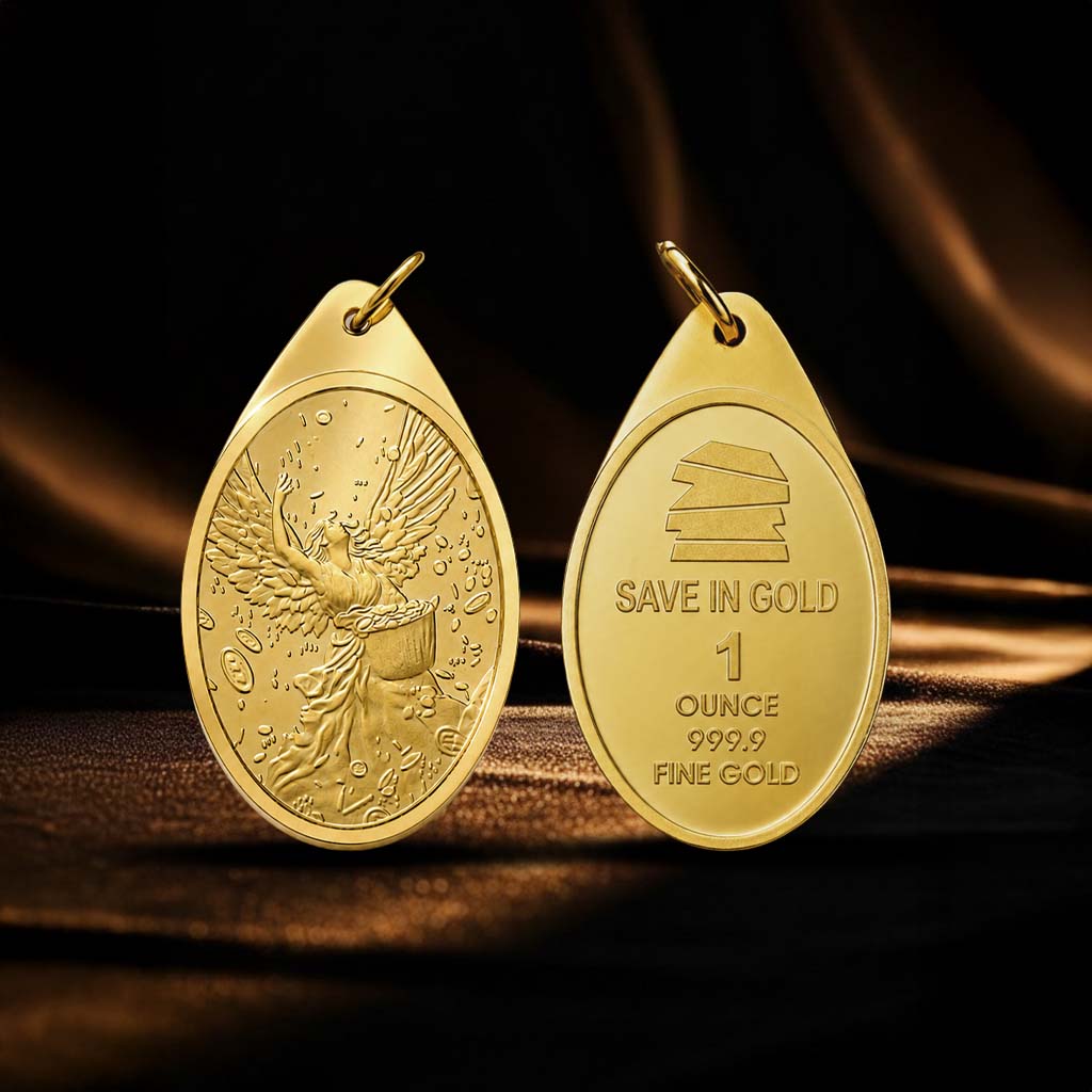 1 Ounce Angel Pendant
