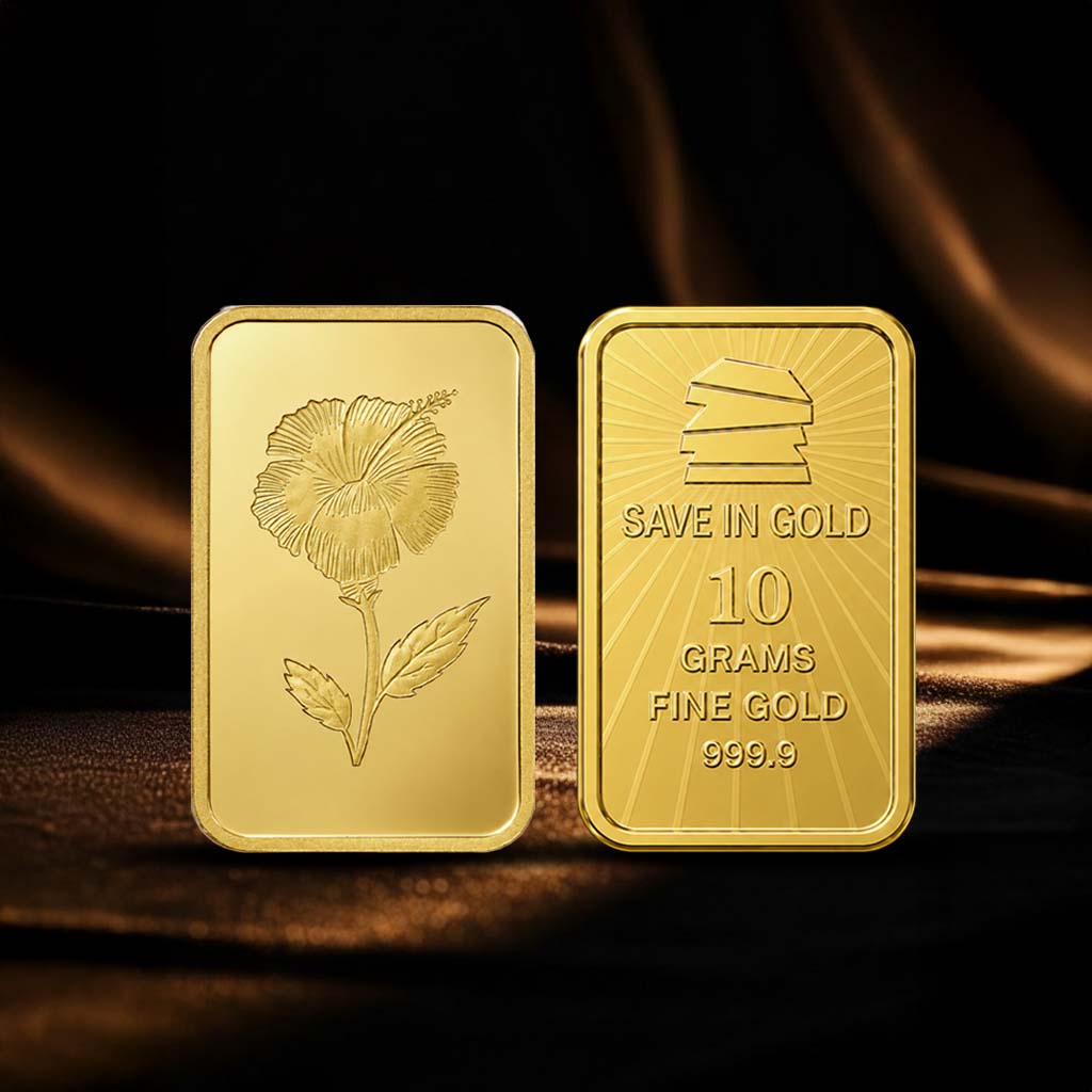 سبيكة ذهب وزن 10 جرام (الكركديه)