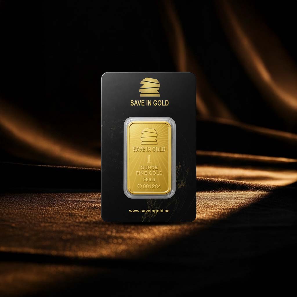 1 Ounce Gold Bar - Save in Gold