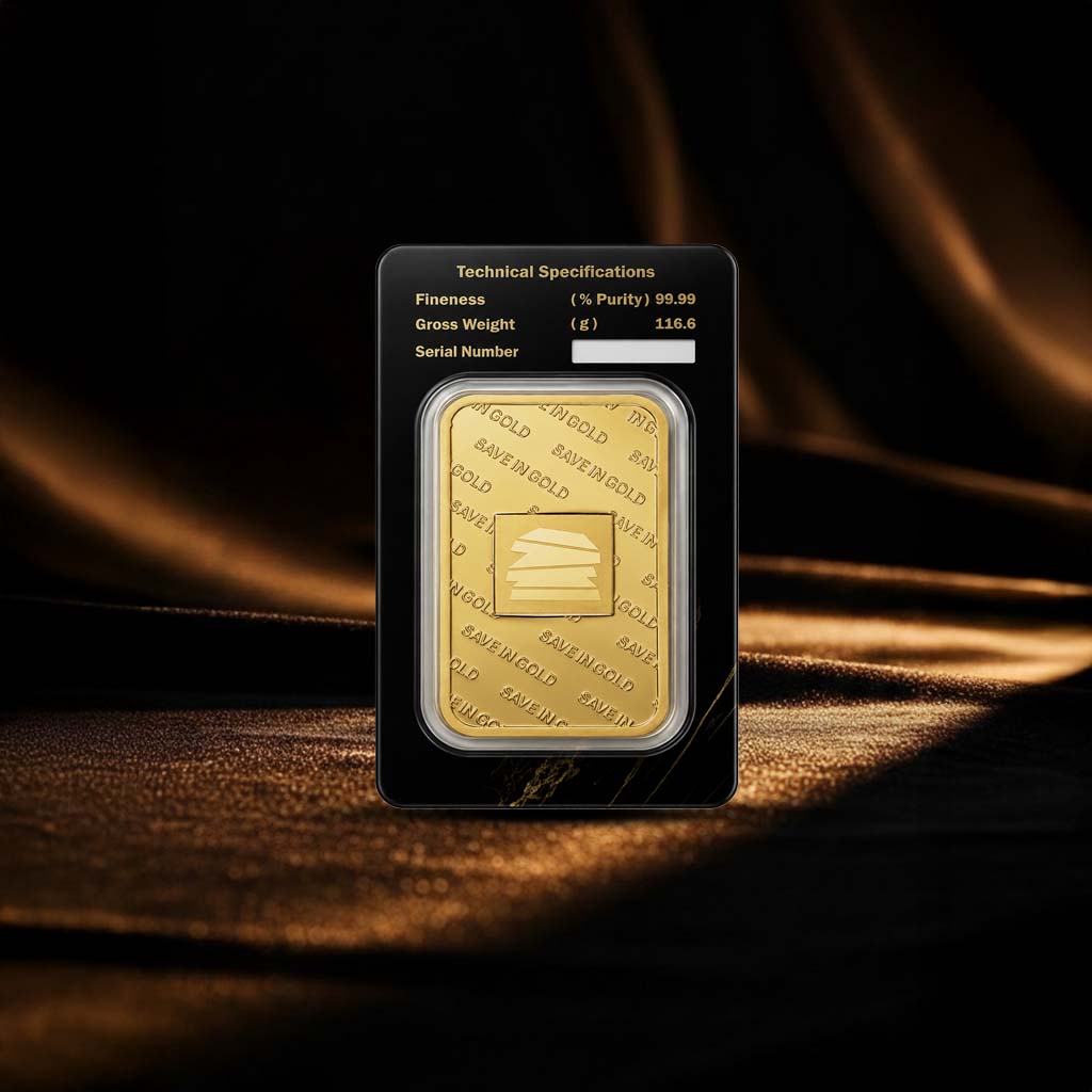 10 Tolas Gold Bar - Save in Gold