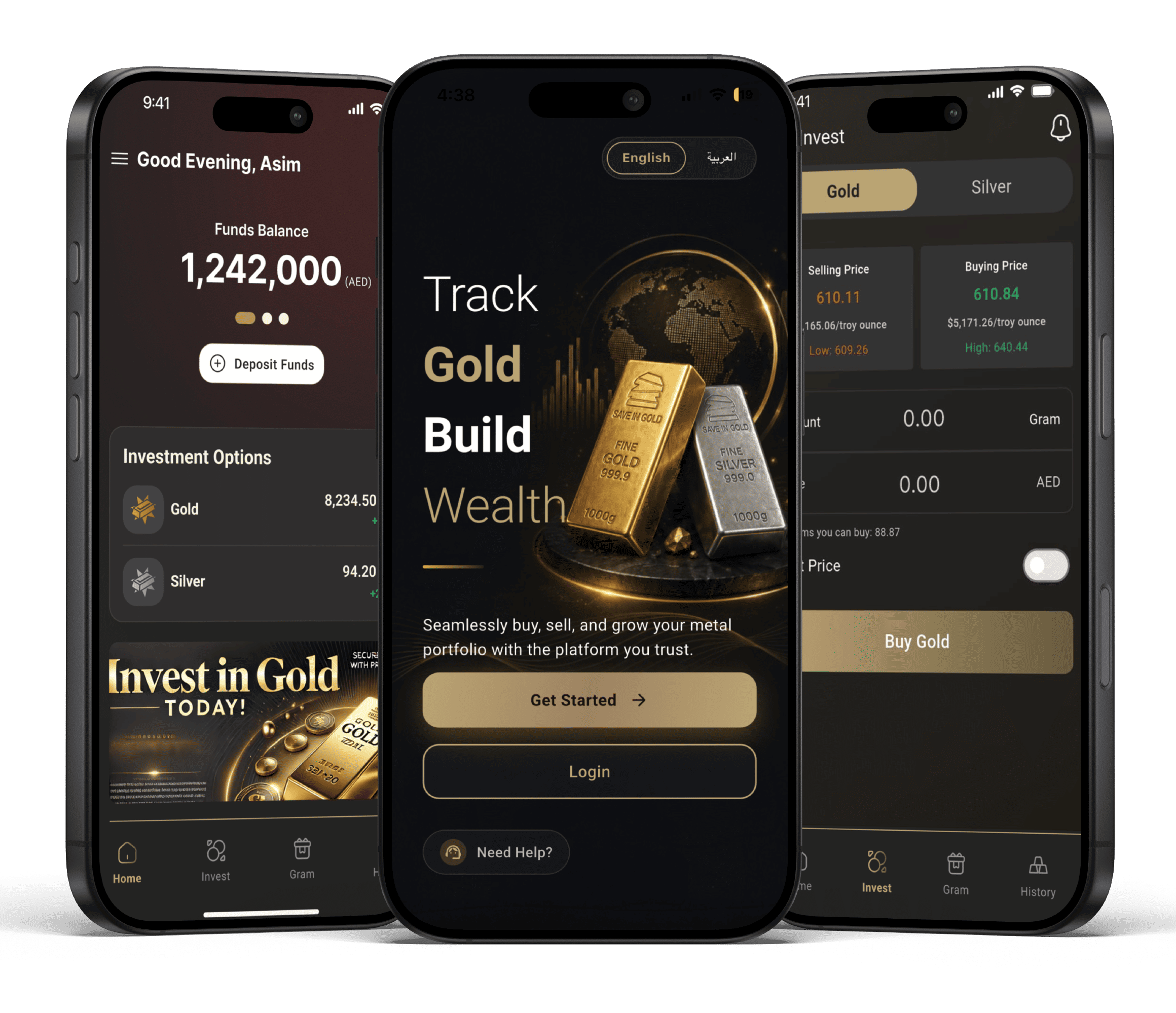 Save in Gold App